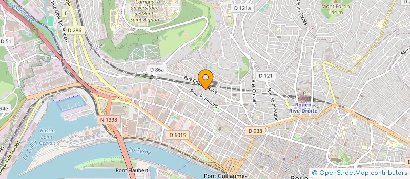 localisation de l'entreprise LASSERRE à ROUEN