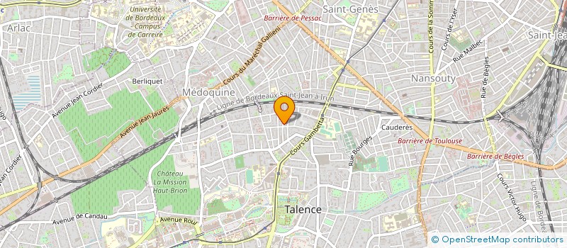 localisation de l'entreprise LASSERRE DISTRIBUTION  TALENCE