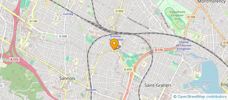 localisation de l'entreprise LASSIAZ JACQUELINE RENAULT  ERMONT