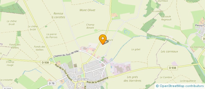 localisation de l'entreprise LASSIDIS à LASSIGNY