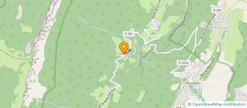 localisation de l'entreprise LASSO DU RANCH  SAINT-VINCENT-DE-MERCUZE