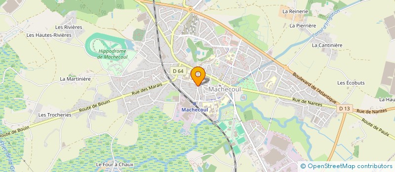 localisation de l'entreprise LASSO MOUSTACHE  MACHECOUL-SAINT-MEME