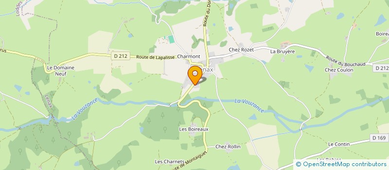 localisation de l'entreprise LASSOT BATIMENT T.P à SAINT-LEGER-SUR-VOUZANCE