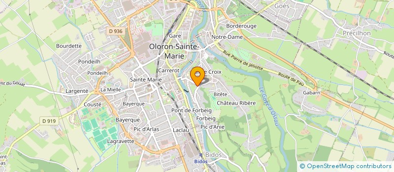 localisation de l'entreprise LASSUS-PIGAT MASSOL  OLORON-SAINTE-MARIE