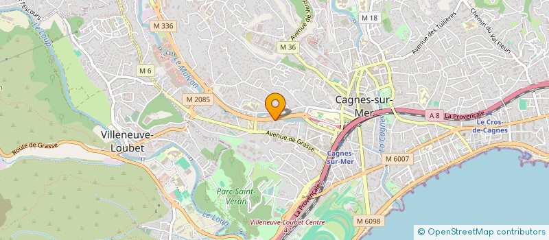 localisation de l'entreprise LAST à CAGNES-SUR-MER