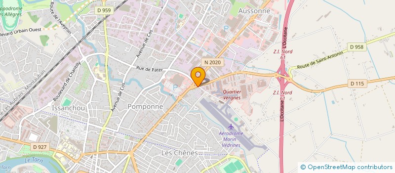 localisation de l'entreprise LAST  MONTAUBAN