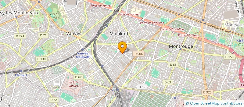 localisation de l'entreprise LAST CALL à MALAKOFF