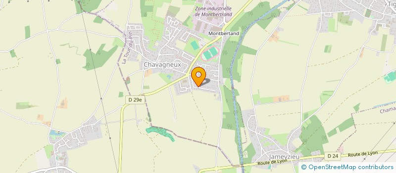 localisation de l'entreprise LAST IMMO  CHARVIEU-CHAVAGNEUX