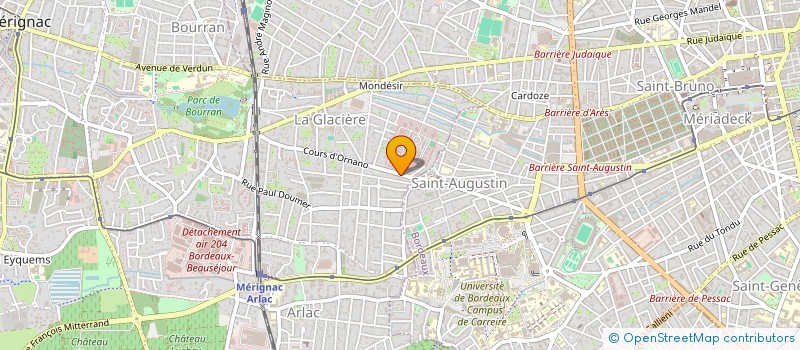 localisation de l'entreprise LAST WORD EURL  MERIGNAC