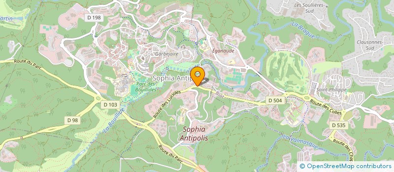 localisation de l'entreprise LASTAMPA  VALBONNE