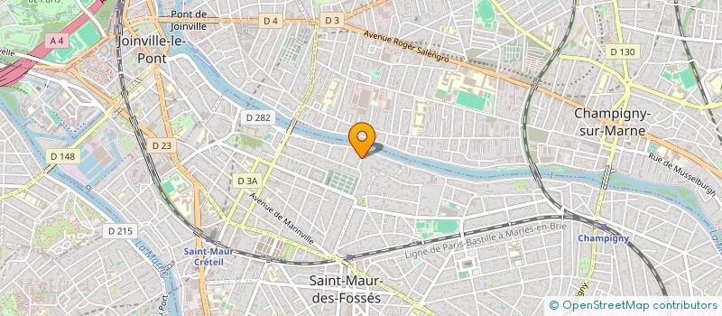 localisation de l'entreprise LASTAN à SAINT-MAUR-DES-FOSSES