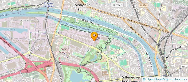 localisation de l'entreprise LASTARIO  VILLENEUVE-LA-GARENNE