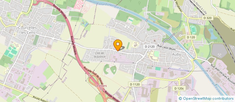 localisation de l'entreprise LASTEAM  AUBY