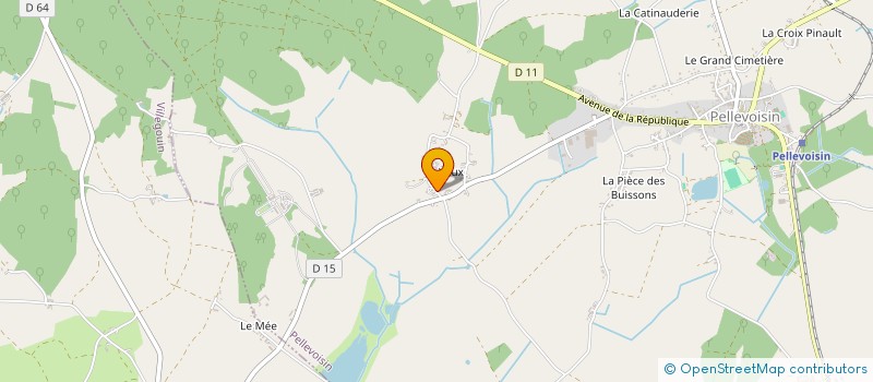 localisation de l'entreprise LASTEMLO à PELLEVOISIN