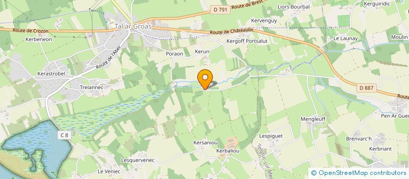 localisation de l'entreprise LASTENNET à CROZON