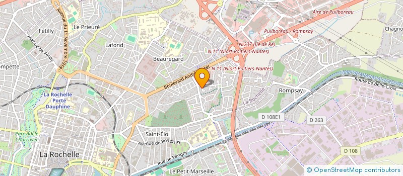 localisation de l'entreprise LASTEO à LA ROCHELLE