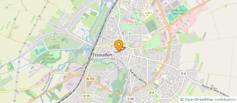 localisation de l'entreprise LASTORIA à ISSOUDUN