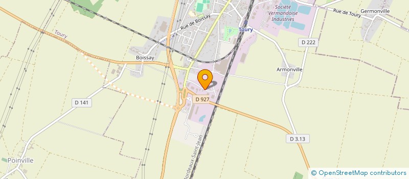 localisation de l'entreprise LASTREA à TOURY