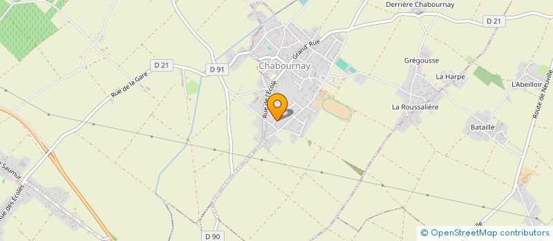 localisation de l'entreprise LASTRIBUE  CHABOURNAY