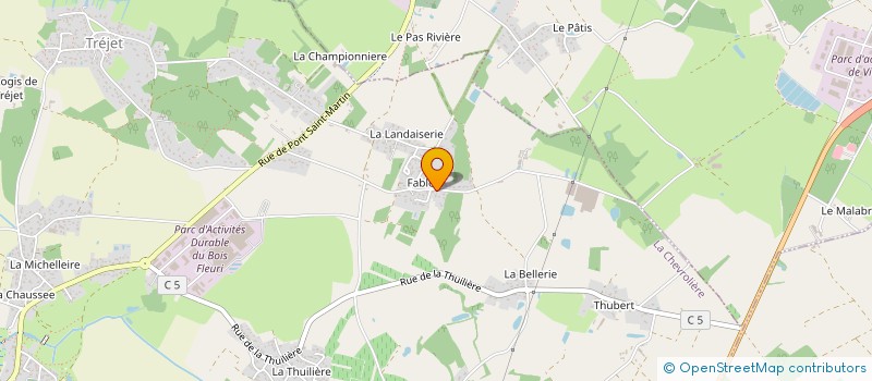 localisation de l'entreprise LASTTEN à LA CHEVROLIERE