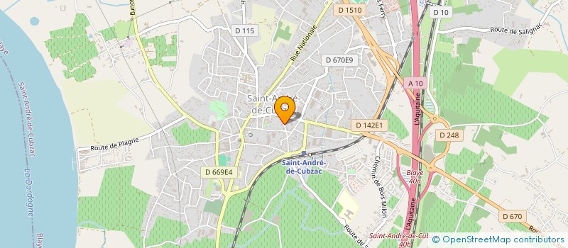 localisation de l'entreprise LASUITE ATELIER  SAINT-ANDRE-DE-CUBZAC