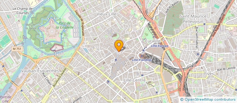 localisation de l'entreprise LASVEGAS à LILLE
