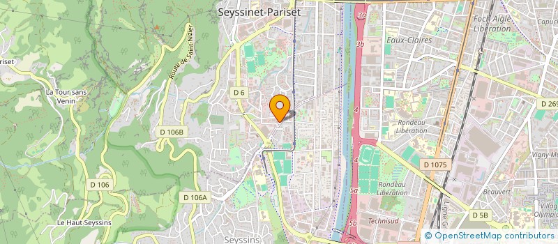 localisation de l'entreprise LASYBELLE  SEYSSINET-PARISET