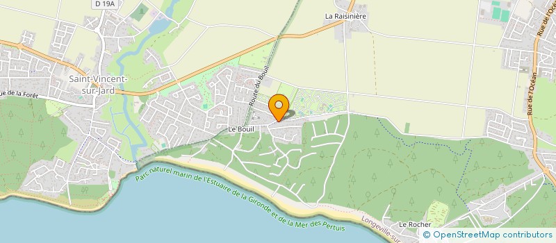 localisation de l'entreprise LASYRA  LONGEVILLE-SUR-MER