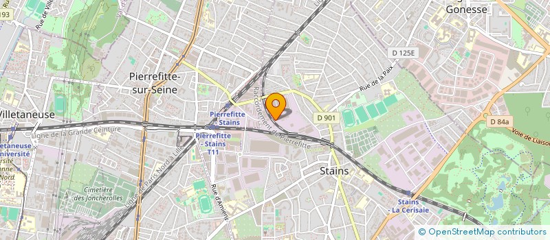 localisation de l'entreprise LASYS à STAINS
