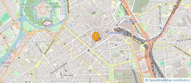 localisation de l'entreprise LAT à LILLE