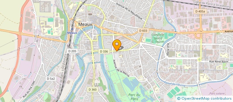 localisation de l'entreprise LAT DRIVE à MEAUX