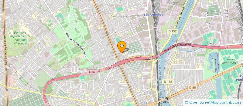 localisation de l'entreprise LAT TRANS à VITRY-SUR-SEINE