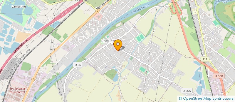 localisation de l'entreprise LAT-VIE à ROQUETTES