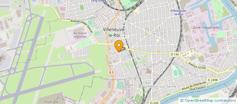 localisation de l'entreprise LATA NEGOCE à VILLENEUVE-LE-ROI
