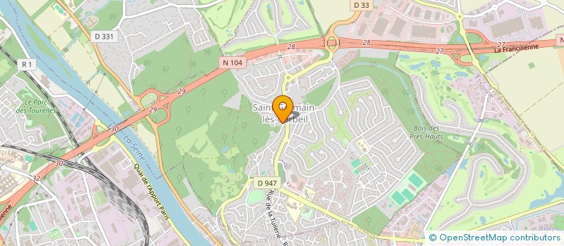 localisation de l'entreprise LATA PIVOST  SAINT-GERMAIN-LES-CORBEIL