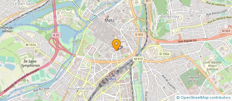 localisation de l'entreprise LATAA à METZ