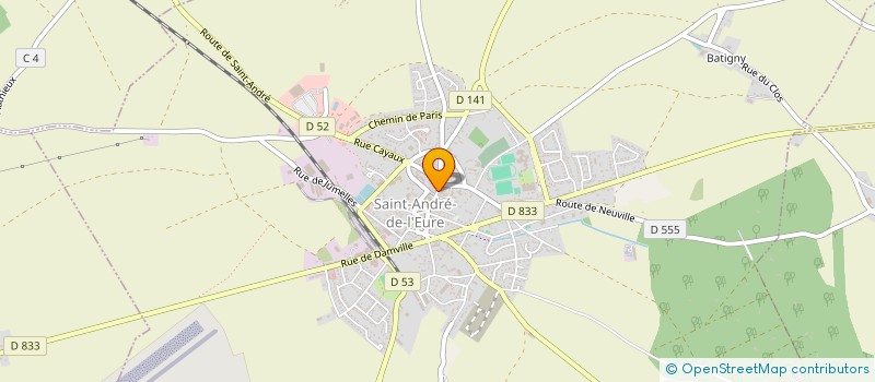 localisation de l'entreprise LATAIX à SAINT-ANDRE-DE-L'EURE
