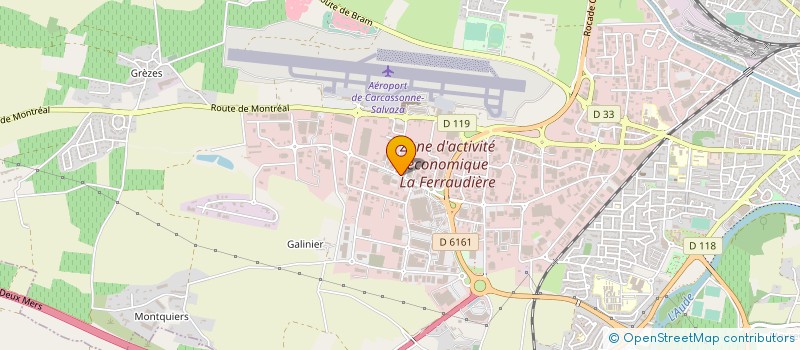 localisation de l'entreprise LATAL FRANCE à CARCASSONNE