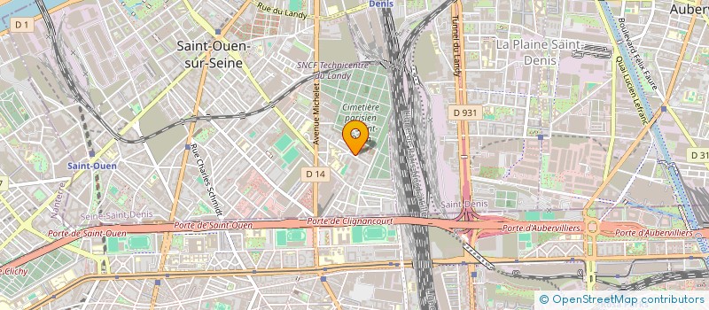 localisation de l'entreprise LATALIA PROPRETE à SAINT-OUEN-SUR-SEINE