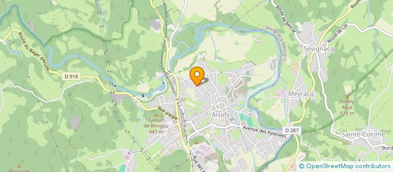 localisation de l'entreprise LATAPIE  ARUDY