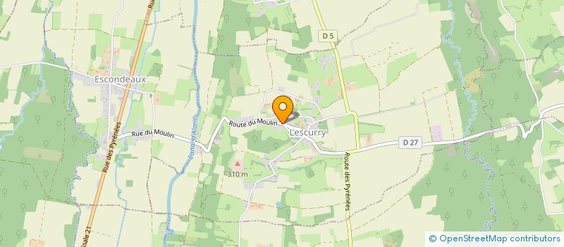 localisation de l'entreprise LATAPIE  LESCURRY