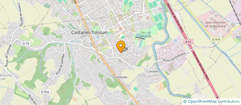 localisation de l'entreprise LATAPIE FORMENT à CASTANET-TOLOSAN