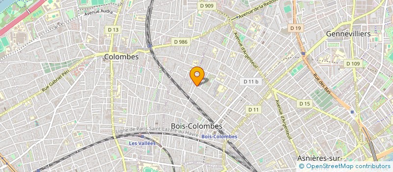 localisation de l'entreprise LATAPIX LP à BOIS-COLOMBES