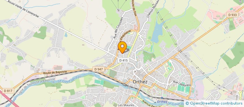 localisation de l'entreprise LATAPY J.P. ET V  ORTHEZ