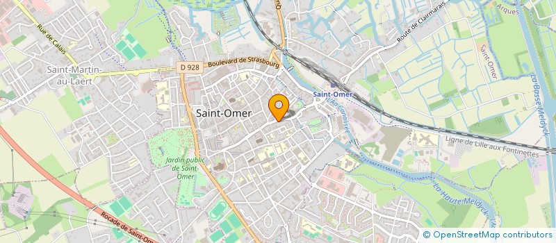 localisation de l'entreprise LATASTE  SAINT-OMER