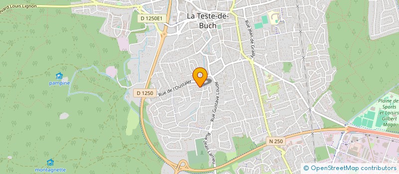 localisation de l'entreprise LATASTE ETANCHEITE  LA TESTE-DE-BUCH