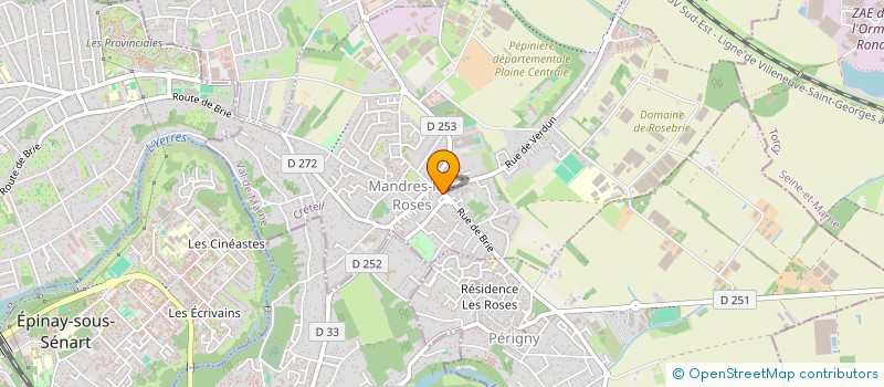 localisation de l'entreprise LATAVERNE  MANDRES-LES-ROSES