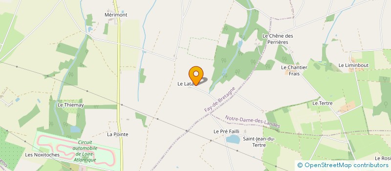 localisation de l'entreprise LATAY ASSOCIATION CLUB  FAY-DE-BRETAGNE