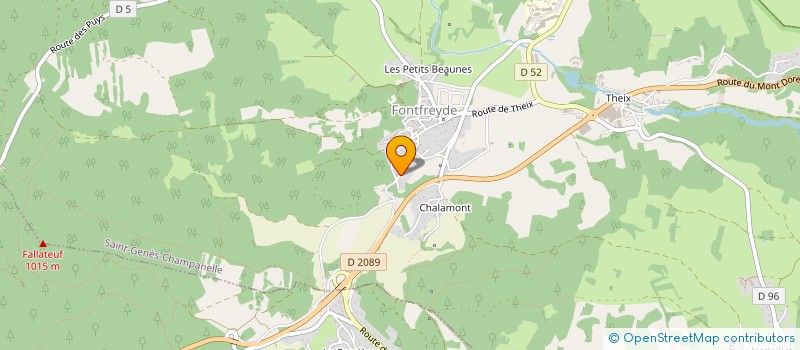 localisation de l'entreprise LATC  SAINT-GENES-CHAMPANELLE