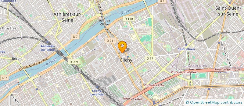 localisation de l'entreprise LATCHA FRUITS à CLICHY